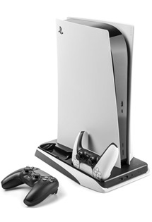 FIXED Multifukční stanice s chlazením pro PlayStation 5 černá