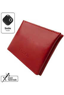 FIXED Smile Wallet peněženka se Smart tracker s motion senzorem červená