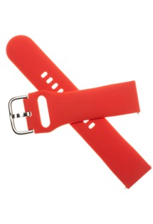 FIXED 22mm silikonový řemínek pro smartwatch červený