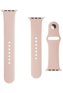 FIXED Set silikonových řemínků pro Apple Watch 42/44/45mm růžový