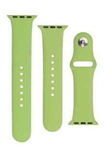 FIXED Silicone Strap Set silikonovch emnk pro Apple Watch 38 / 40 / 41mm mentolov