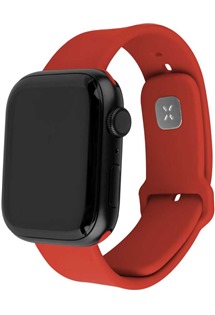 FIXED Silicone Sporty Strap Set silikonov�ch �em�nk� pro Apple Watch 42 / 44 / 45mm �erven�
