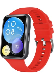 FIXED Silicone Strap silikonový řemínek pro Huawei Watch FIT2 červený