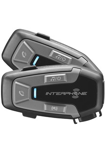 CellularLine Interphone U-COM 6R Bluetooth headset pro uzav�en� a otev�en� p�ilby Twin Pack