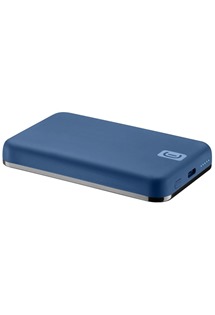 Cellularline MAG 5000 powerbanka 7,5W  5000mAh s bezdrátovým nabíjením a podporou MagSafe modrá