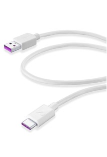 Cellularline SC USB-A / USB-C, 1.2m bílý kabel