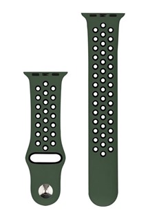 RhinoTech Sport Strap sportovní řemínek pro Apple Watch 42 / 44 / 45 / 49mm zeleno-černá