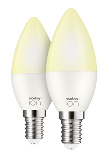 Niceboy ION SmartBulb AMBIENT E14, 5.5W žárovka, 2 ks