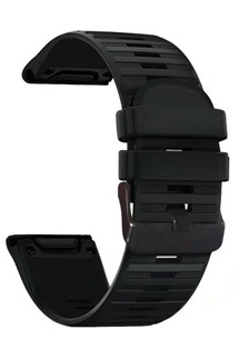 RhinoTech Strap silikonový sportovní řemínek 26mm QuickFit pro Garmin černý