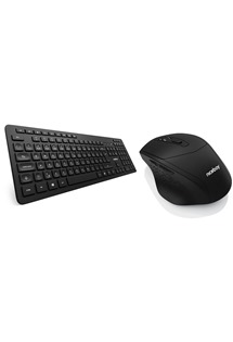 Niceboy OFFICE MK10 Combo kancelářský set bezdrátové myši a klávesnice černý