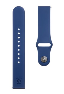 Tactical Classic silikonový řemínek 20mm Quick Release pro smartwatch modrý