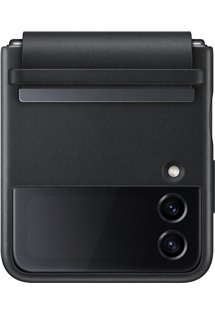 Samsung kožený zadní kryt pro Samsung Galaxy Z Flip4 5G černý (EF-VF721LBEGWW)