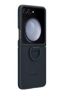 Samsung silikonový zadní kryt s kroužkem na prst pro Samsung Galaxy Z Flip5 černý (EF-PF731TNEGWW)