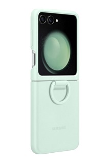 Samsung silikonový zadní kryt s kroužkem na prst pro Samsung Galaxy Z Flip5 zelený (EF-PF731TMEGWW)