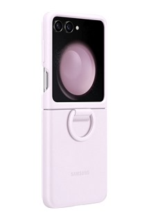 Samsung silikonový zadní kryt s kroužkem na prst pro Samsung Galaxy Z Flip5 růžový (EF-PF731TVEGWW)