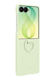 Samsung silikonov� zadn� kryt s krou�kem na prst pro Samsung Galaxy Z Flip8 zelen�