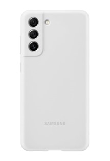 Samsung silikonový zadní kryt pro Samsung Galaxy S21 FE 5G bílý (EF-PG990TW)