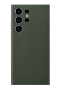 Samsung kožený zadní kryt pro Samsung Galaxy S23 Ultra zelený (EF-VS918LGEGWW)