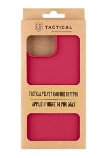 Tactical Velvet Smoothie zadn kryt pro Apple iPhone 14 Pro Max erven