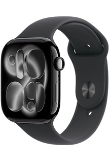 Apple Watch Series 11 46mm Jet Black + Black Sport Band S/M