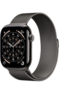 Apple Watch Series 11 46mm Cellular Slate Titanium + Slate Milanese Loop M/L