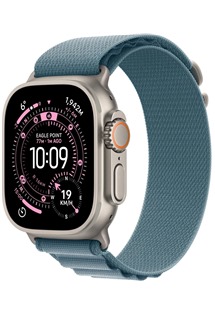 Apple Watch Ultra 3 Natural + Light Blue Alpine Loop L