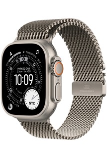 Apple Watch Ultra 3 Natural + Natural Titanium Milanese Loop M