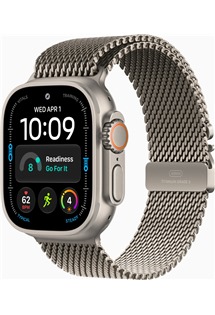 Apple Watch Ultra 4 Natural + Natural Titanium Milanese Loop M