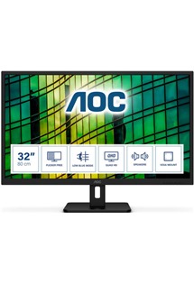 AOC U32E2N 31,5 VA kancelsk monitor ern