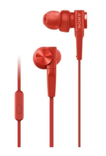 SONY MDR-XB55AP sluchátka EXTRA BASS do uší červená