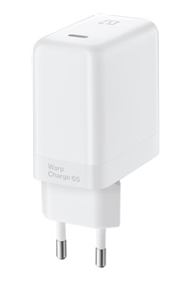 OnePlus Warp Charge 65W USB-C nabíječka bílá