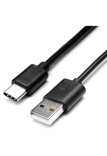 CellFish USB-A / USB-C, 1m černý kabel