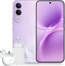 vivo V70 FE 8GB / 512GB Dual SIM Muse Purple + sluchátka Buds Air3 a nabíječka FlashCharge 90W - rozbaleno