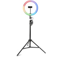 4smarts LoomiPod RGB tripod kruhov svtlo s barevnm LED osvtlenm 173cm ern