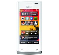 Nokia 500 White Silver