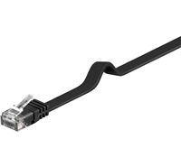 PremiumCord CAT6 UTP 2m ern sov kabel