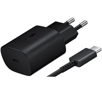 Samsung 25W nabíječka USB-C s kabelem USB-C černá (EP-TA800XBE)