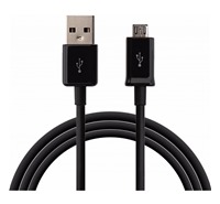 Samsung USB / micro USB, 1m černý kabel, bulk (ECBDU5ABE)
