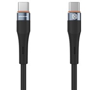 Nillkin Flowspeed Liquid Silicone USB-C/USB-C 60W 1,2m černý kabel