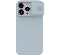 Nillkin CamShield Silky zadn silikonov kryt s krytkou kamery pro Apple iPhone 15 Pro ed