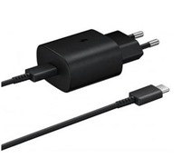 Samsung 25W nabjeka s kabelem EP-DA905BBE USB-C ern,bulk (EP-TA800EBE)