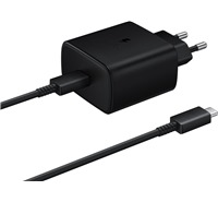 Samsung EP-TA845EBE 45W nabíječka s kabelem EP-DW767JBE USB-C černá, bulk