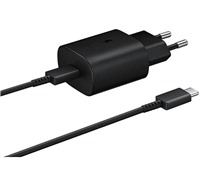 Samsung 25W nabjeka s kabelem EP-DA705BBE USB-C ern,bulk (EP-TA800EBE)