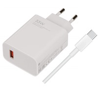 Xiaomi MDY-11-EZ USB-A 33W nabjeka s kabelem USB-C bl, bulk