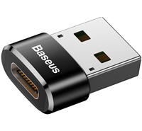 Baseus USB / USB-C OTG adaptér černý