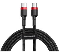 Baseus Cafule Series USB-C / USB-C 60W 2m opleten ern / erven kabel