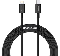 Baseus Superior Series USB-C / Lightning 20W 2m černý kabel