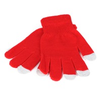 CellFish rukavice pro dotykový displej Winter Classic červené