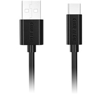 CHOETECH USB / USB-C, 1m černý kabel