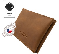 DÁREK - FIXED Smile Wallet peněženka se Smart tracker s motion senzorem hnědá (samostatně neprodejné)